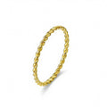 Damen Ring mit elegantem, gedrehtem Design aus hochwertigem Edelstahl Shop Nory