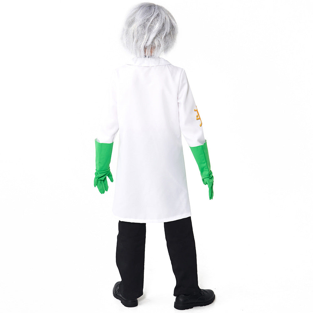 Unisex Laborkittel Kostüm mit lustigen Accessoires Shop Nory