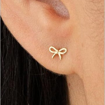 Damen Ohrstecker mit eleganten Schleifen-Design Shop Nory