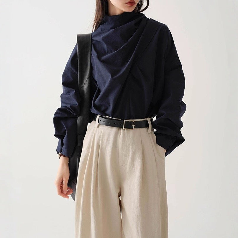 Damen Innovative Oversized Bluse Shop Nory