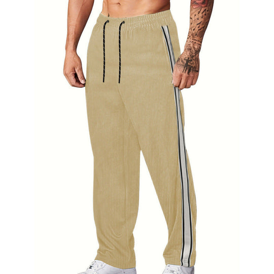 Herren Sportliche Freizeithose mit seitlichen Streifen