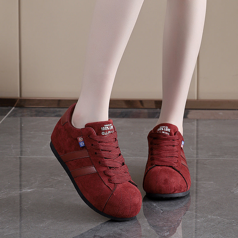 Damen Sneaker aus Rauleder mit komfortablem Fußbett
