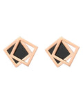 Damen Geometrische Schicht-Statement-Ohrringe Shop Nory