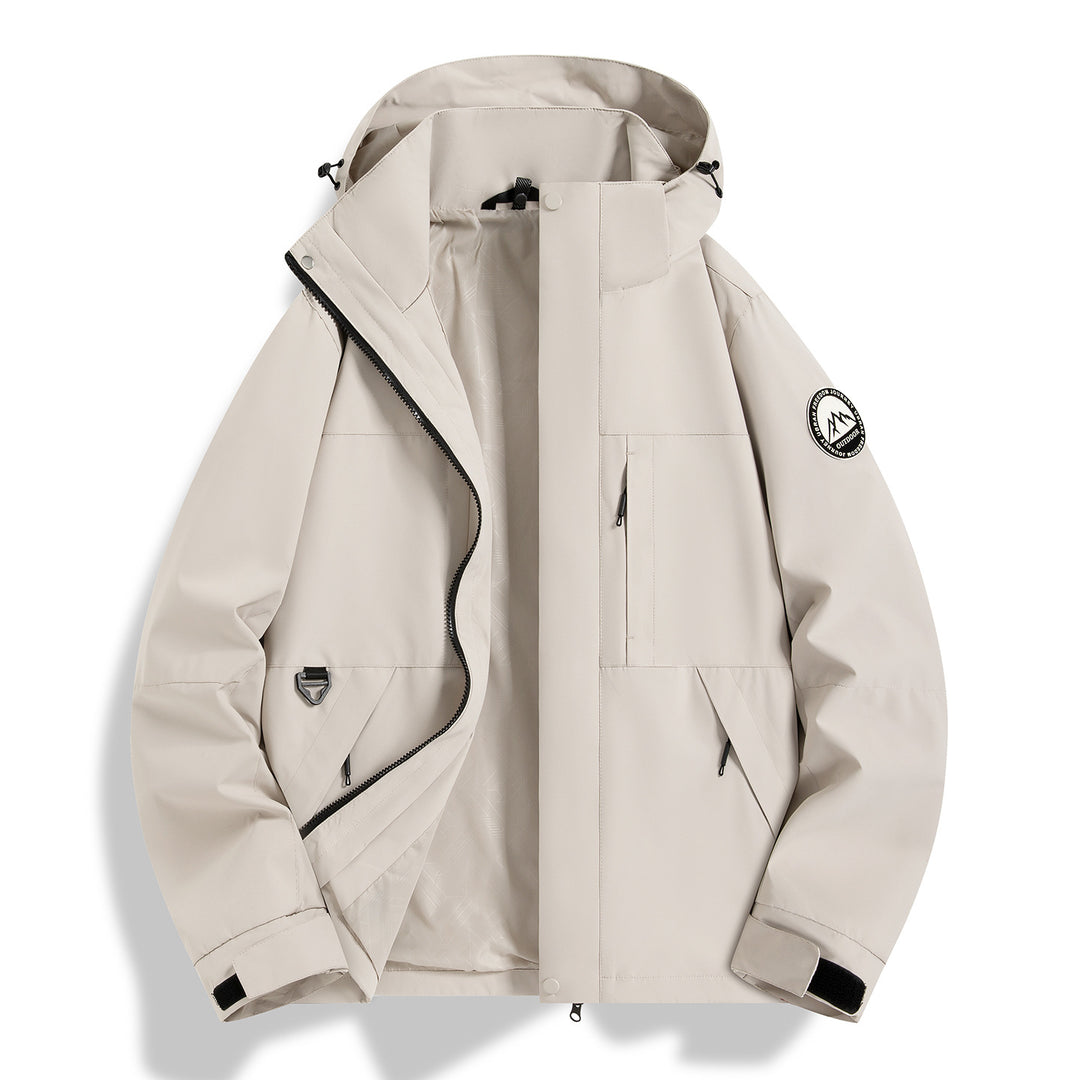 Damen Wasserfeste technische Kapuzenjacke mit verschweißten Nähten und verstellbaren Bündchen Shop Nory