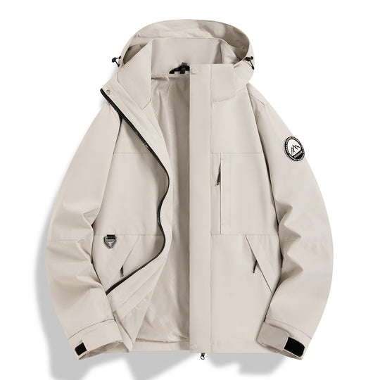 Damen Wasserfeste technische Kapuzenjacke mit verschweißten Nähten und verstellbaren Bündchen Shop Nory