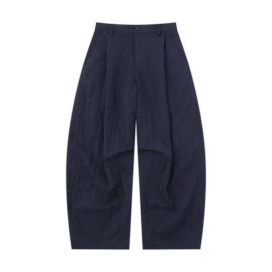 Damen Weite Culottehose mit hoher Taille und strukturierter Baumwollmischung Shop Nory