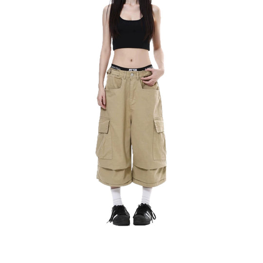 Damen Trendige Cargo-Shorts Shop Nory
