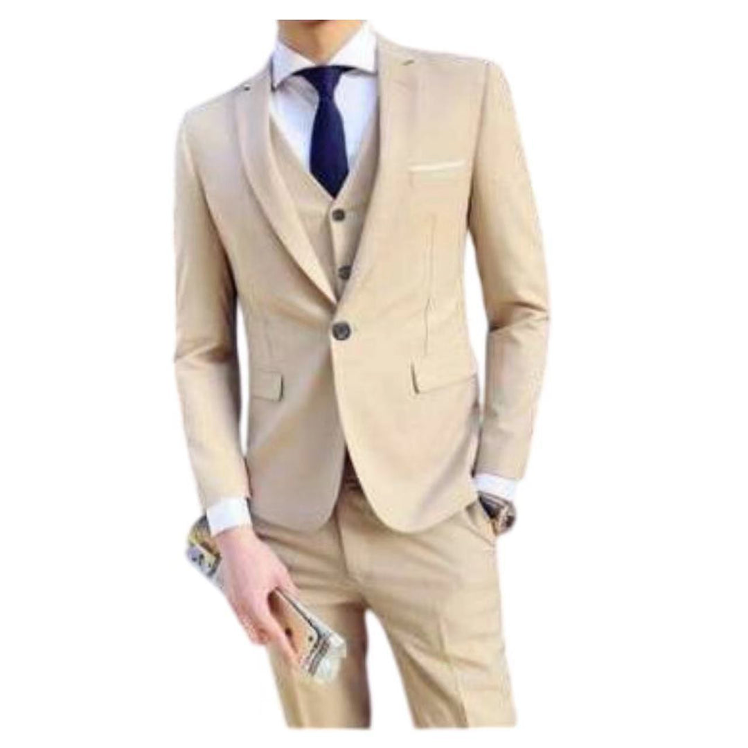 Herren schlanker dreiteiliger Businessanzug mit Weste Shop Nory