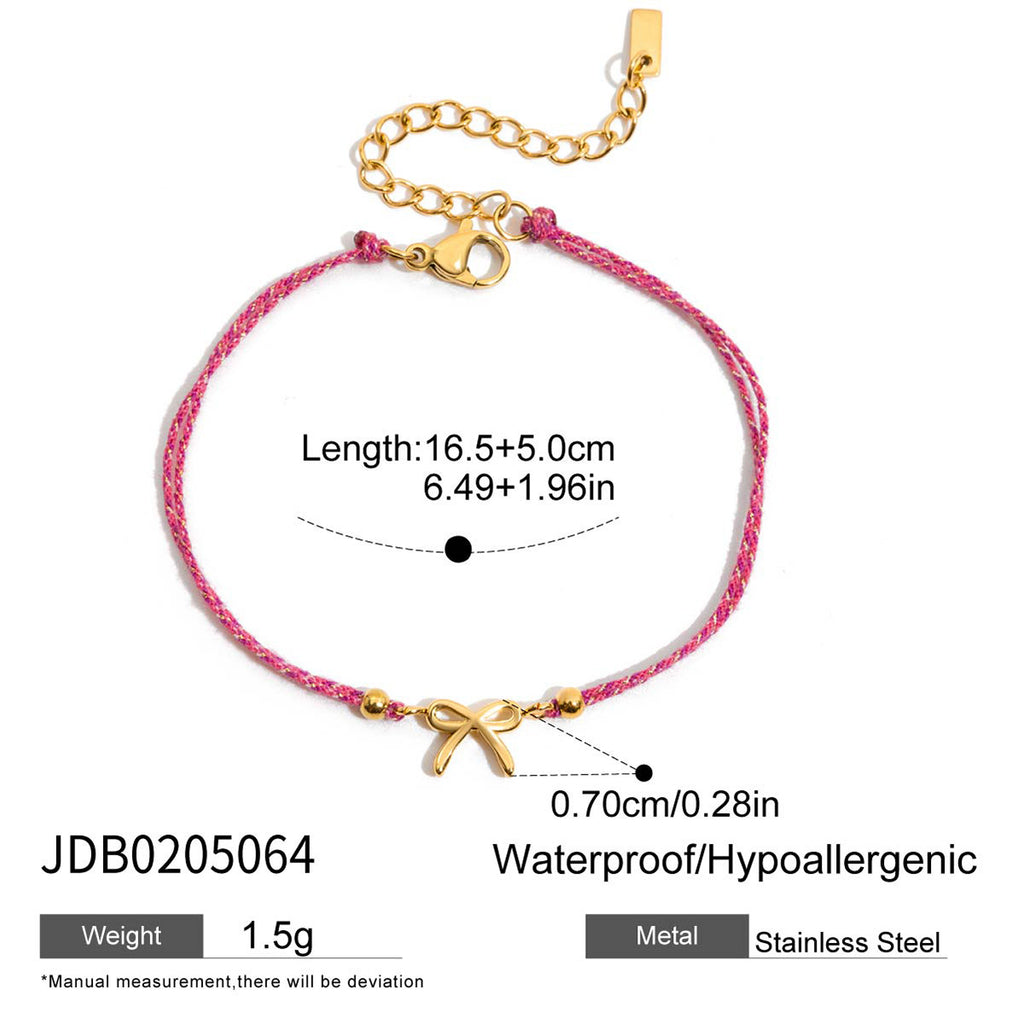 Damen Armband mit personalisiertem „HAPPY“-Schriftzug aus hypoallergenem Edelstahl Shop Nory