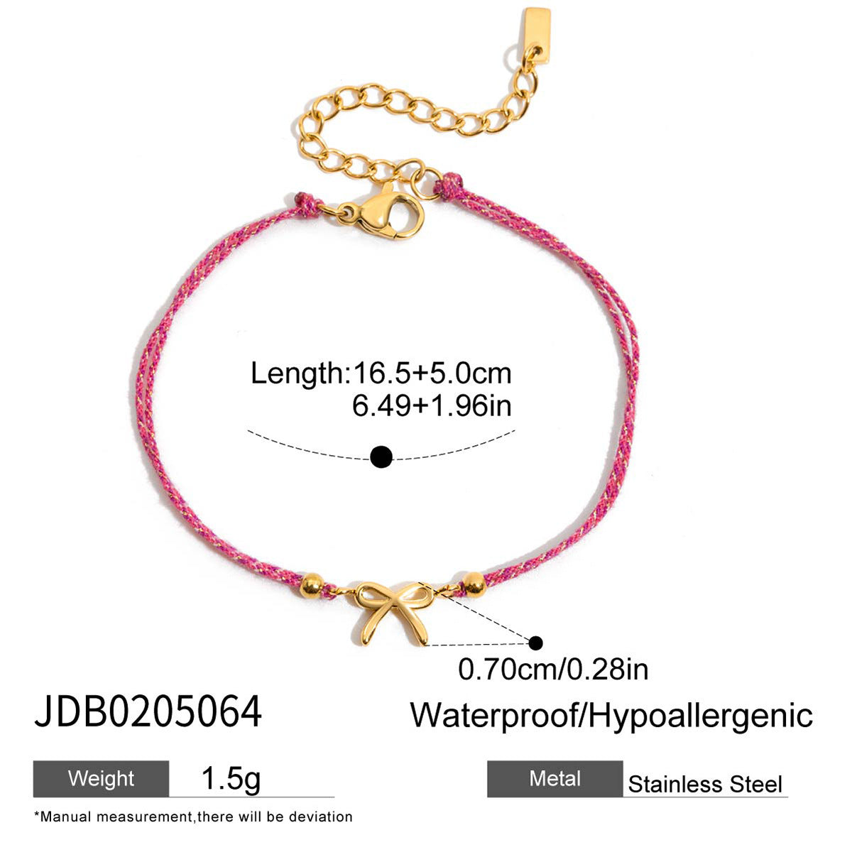 Damen Armband mit personalisiertem „HAPPY“-Schriftzug aus hypoallergenem Edelstahl Shop Nory