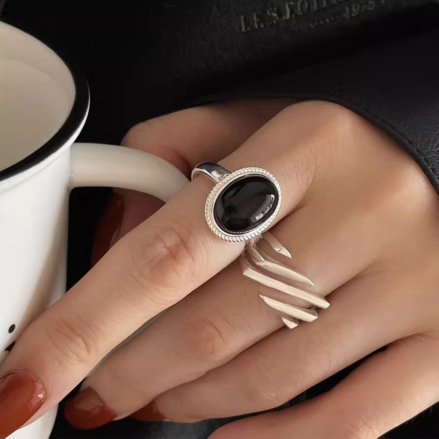 Damen Trendiger Ring mit geschwungenem Design Shop Nory