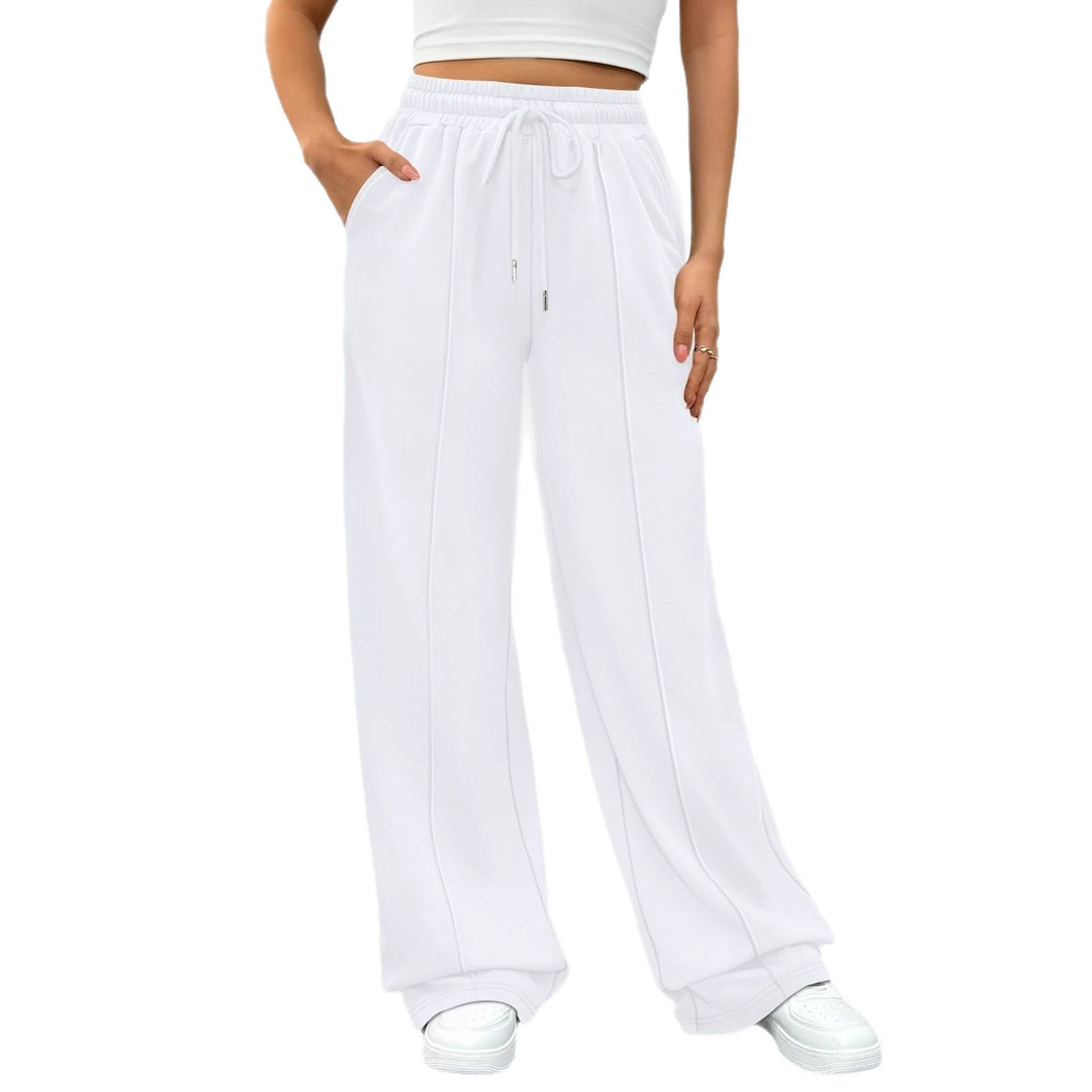 Damen nan komfortable High-Waist Jogginghose mit Kordelzug und tiefen Eingrifftaschen Shop Nory