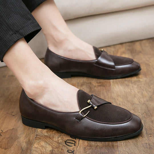 Herren Elegante Mokassins mit modischem Schnallen-Design