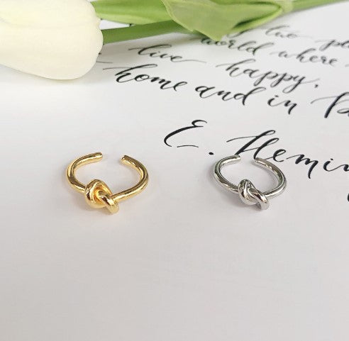 Damen Offener Ring mit kunstvollem Knoten-Design Shop Nory