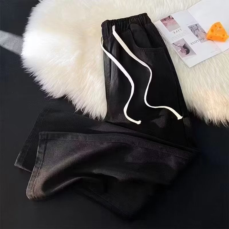 Herren Sportliche Freizeithose mit Kordelzug und tiefen Taschen