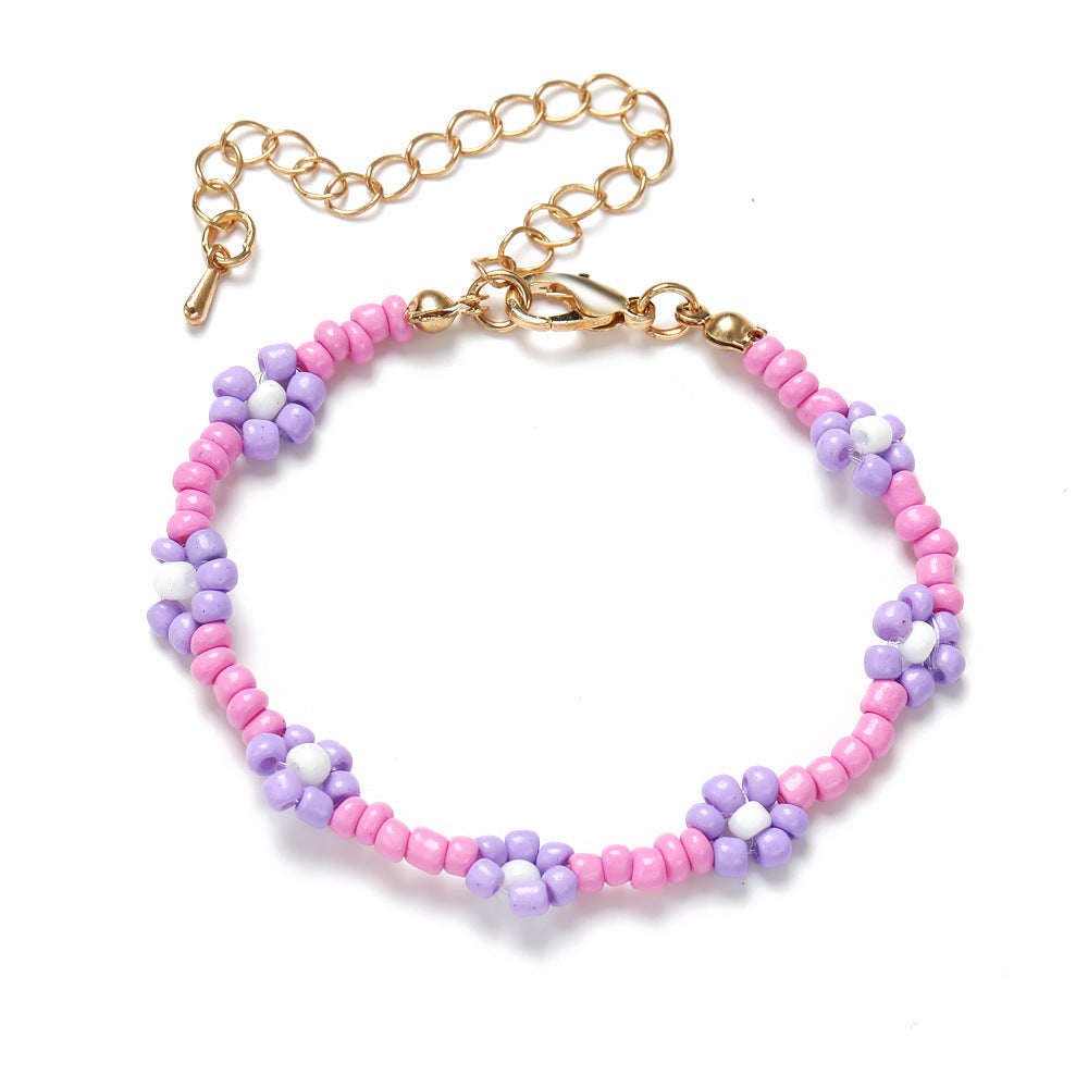 Damen feine Halskette mit goldfarbenen Akzenten und eleganten Glasperlen Shop Nory