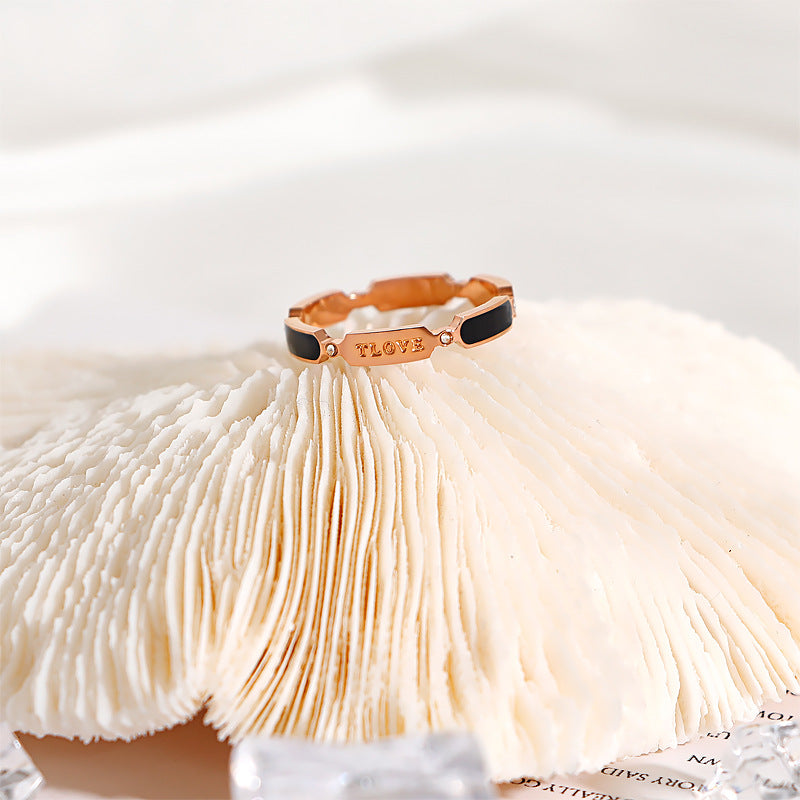 Damen eleganter Ring mit funkelnden Kristallen und modernem Design Shop Nory