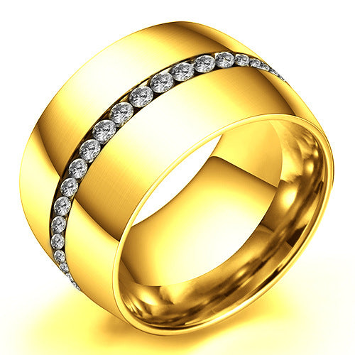 Herren Ring mit modernem, poliertem Design und funkelnden Zirkonia Shop Nory