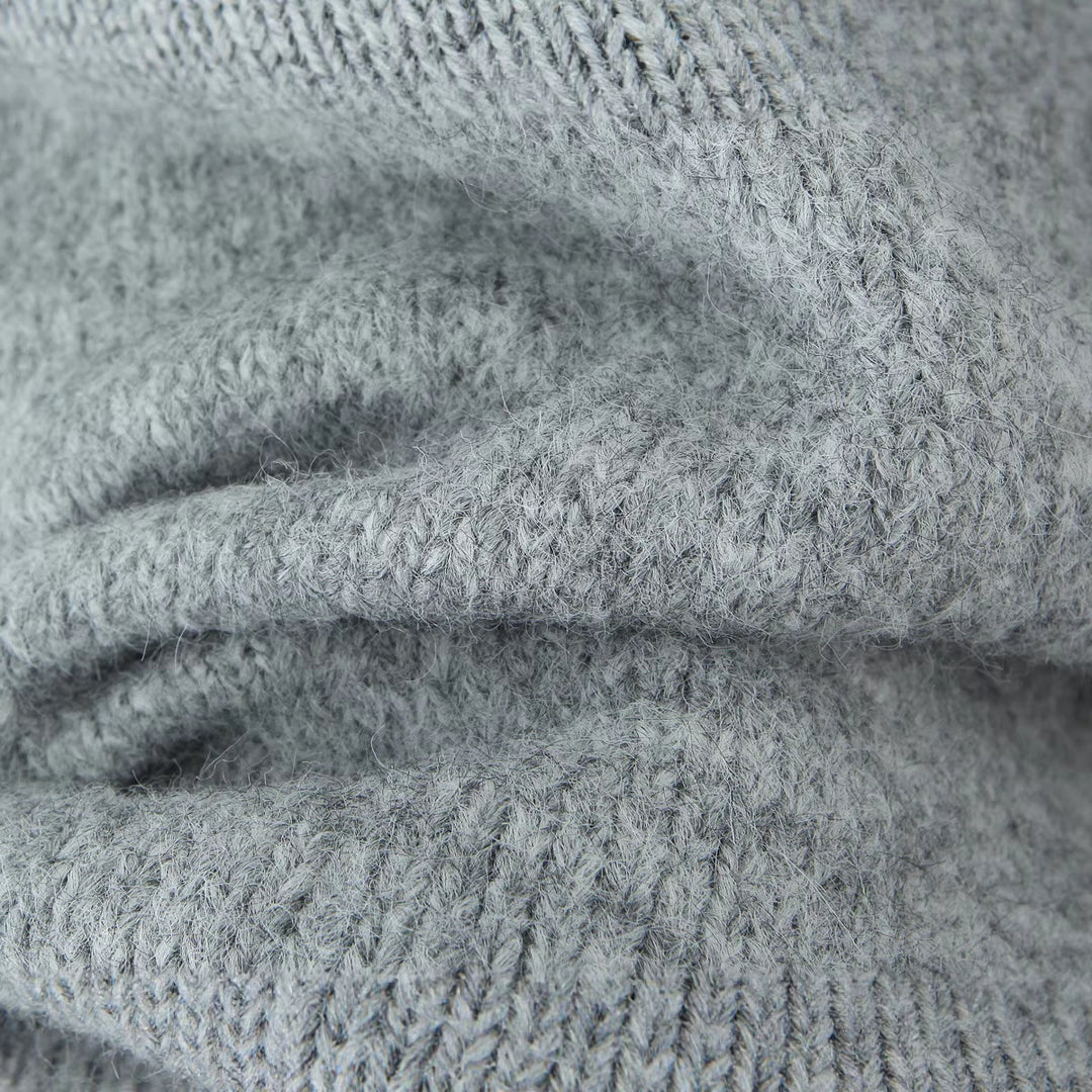 Damen Oversize Mohair‑Optik Pullover mit Rundhalsausschnitt und Raglanärmeln Shop Nory