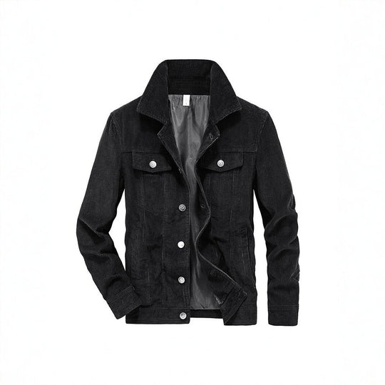 Herren Cordjacke aus Feincord mit Hemdkragen, Brustklappen und gesteppter Innenfütterung Shop Nory