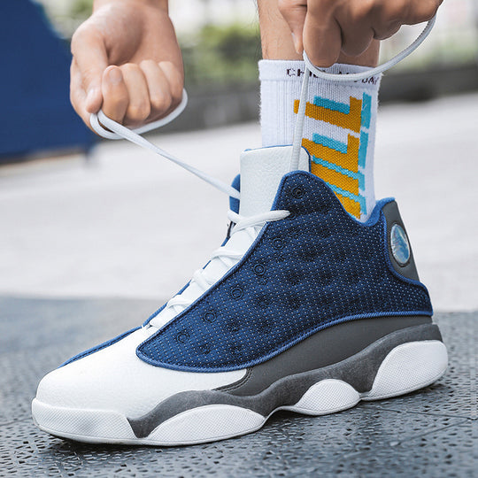 Herren atmungsaktiver High-Top Basketball Sneaker mit Dämpfung und rutschfester Gummisohle Shop Nory