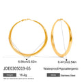 Damen Creolen mit hypoallergenem und wasserfestem Design aus hochwertigem Edelstahl Shop Nory