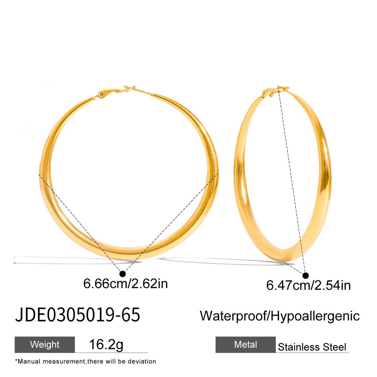 Damen Creolen mit hypoallergenem und wasserfestem Design aus hochwertigem Edelstahl Shop Nory