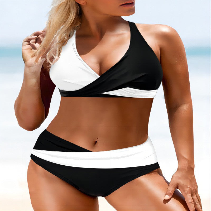 Damen Bikini-Set mit innovativem Wickeldesign und figurbetonendem Schnitt