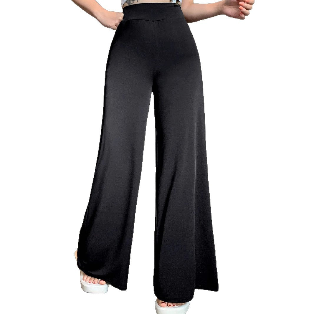 Damen Palazzohose mit hoher Taille und weitem Bein Shop Nory