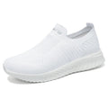 Damen Luftige Slip-On Sneakers mit flexiblem Strickoberteil