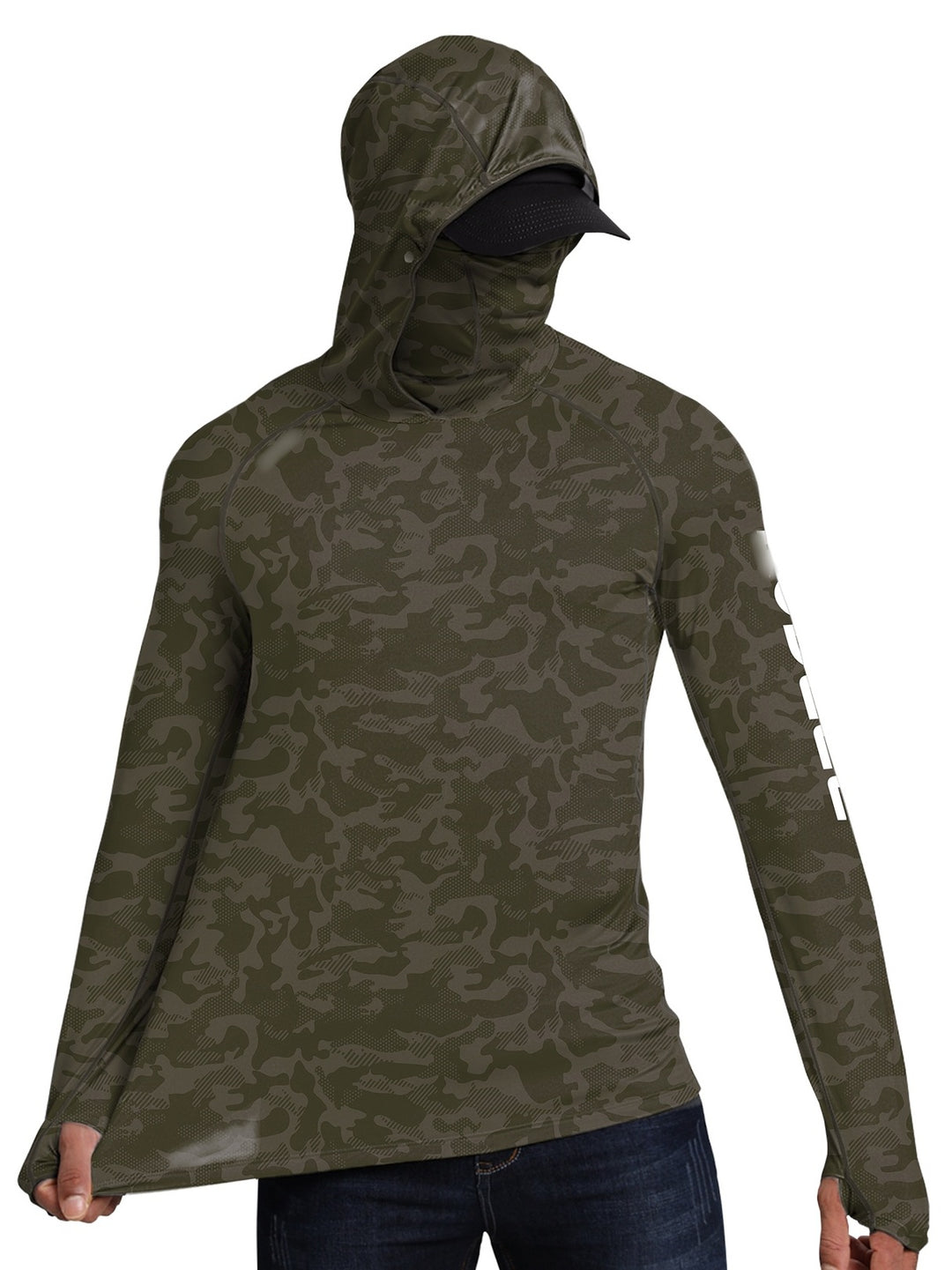 Herren Funktionales Outdoor Shirt mit Kapuze