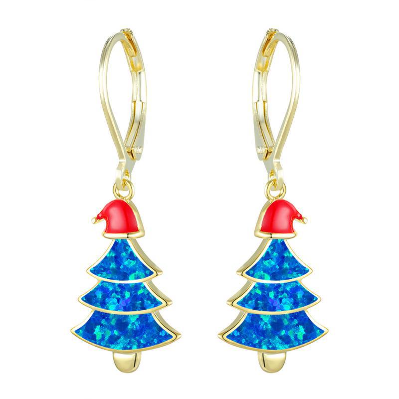 Damen Weihnachtsbaum Ohrringe Shop Nory