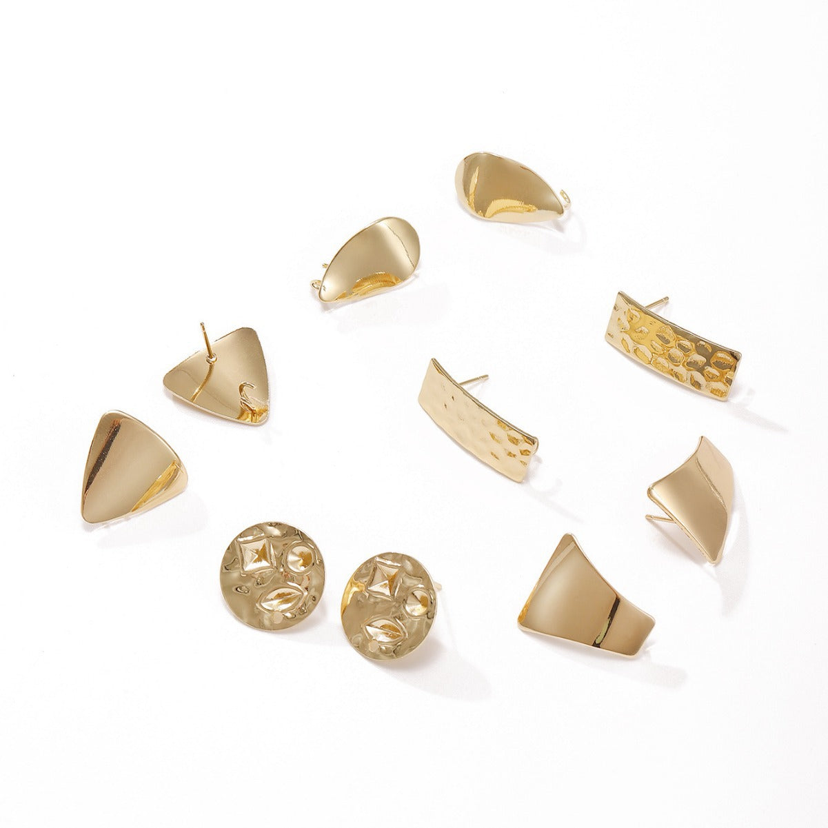 Damen Ohrstecker mit modernem, geometrischem Dreiecksdesign Shop Nory