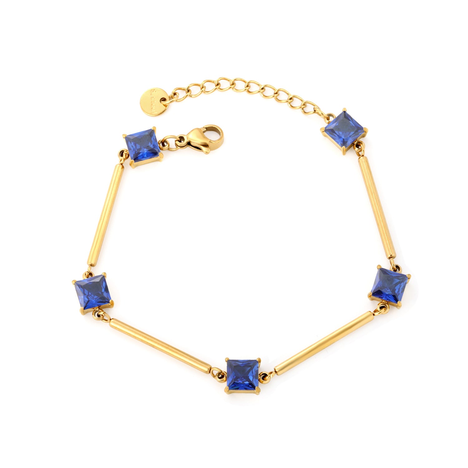 Damen Armband mit funkelnden Zirkonia und elegantem Kettendesign Shop Nory