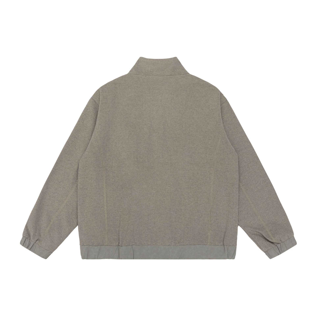 Unisex Kurzjacke im Boxy Cut aus Wollmix mit Funnelkragen und Reißverschluss Shop Nory