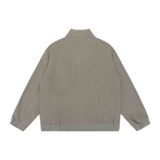 Unisex Kurzjacke im Boxy Cut aus Wollmix mit Funnelkragen und Reißverschluss Shop Nory