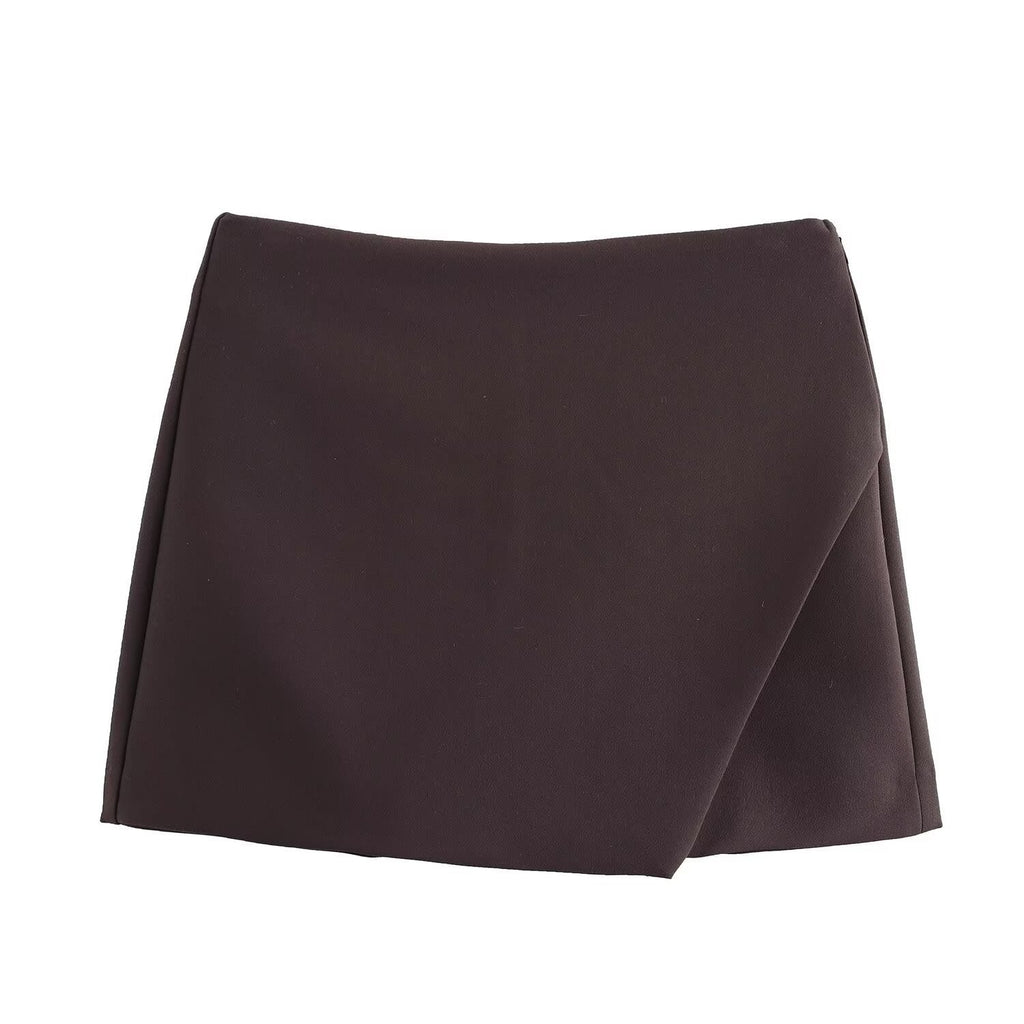 Damen modische Wickel-Shorts aus hochwertigem, elastischem Material