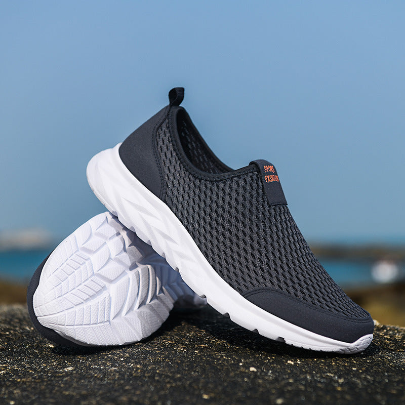 Unisex Atmungsaktive Schlupfsneaker aus Mesh mit rutschfester Leichtsohle Shopy Nory