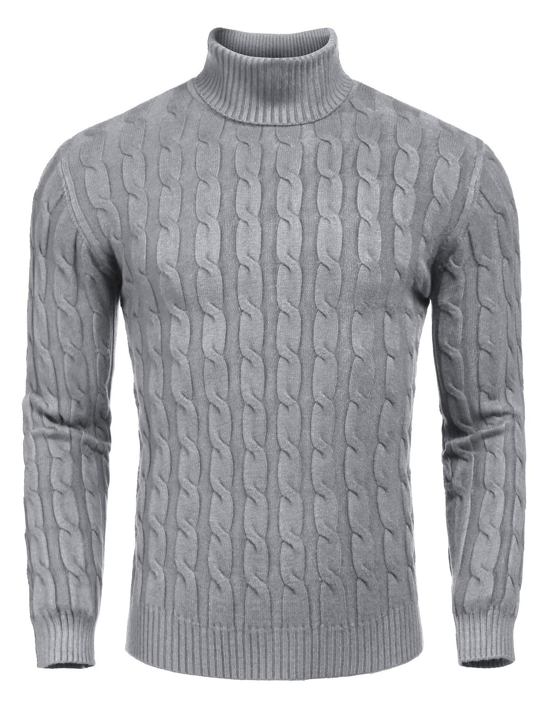 Herren Feinstrickpullover mit hohem Kragen