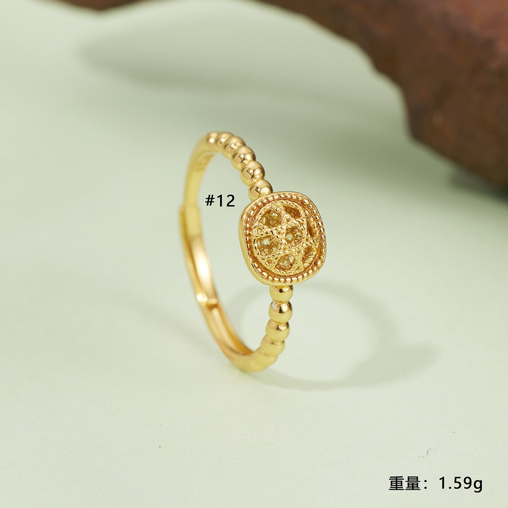 Damen eleganter Ring mit filigranem Design und funkelnden Zirkonia Shop Nory