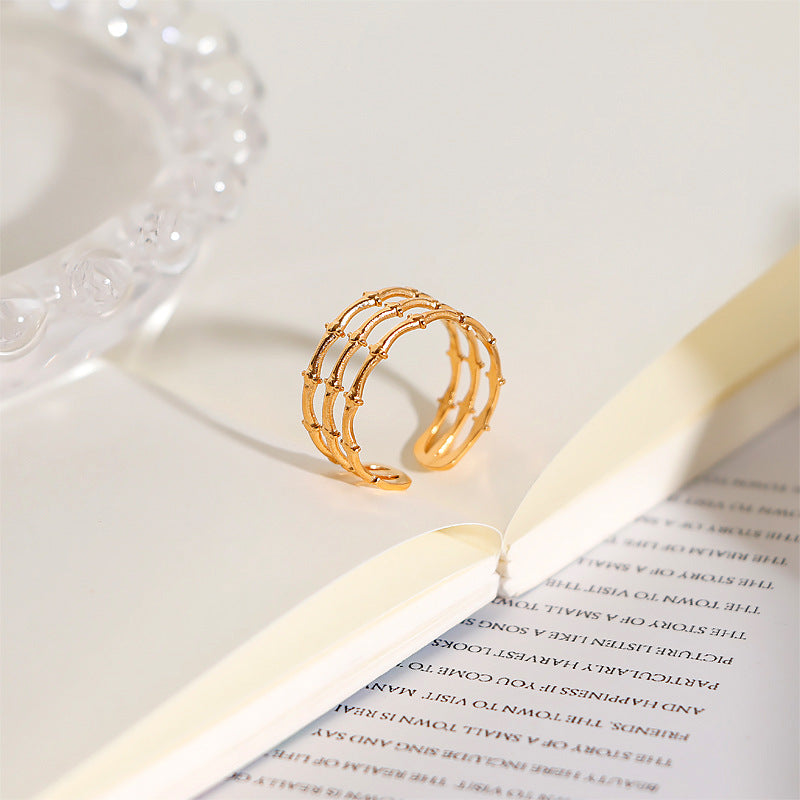 Damen Ring im eleganten Krokodil-Design Shop Nory
