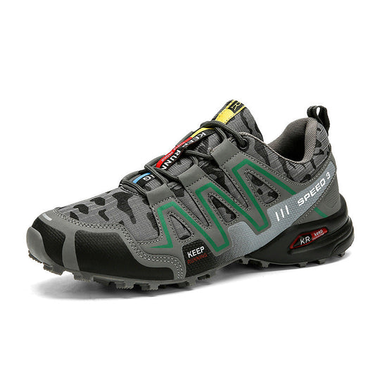 Herren Sportliche und dämpfende Trail-Laufschuhe mit griffiger Sohle Shopnory