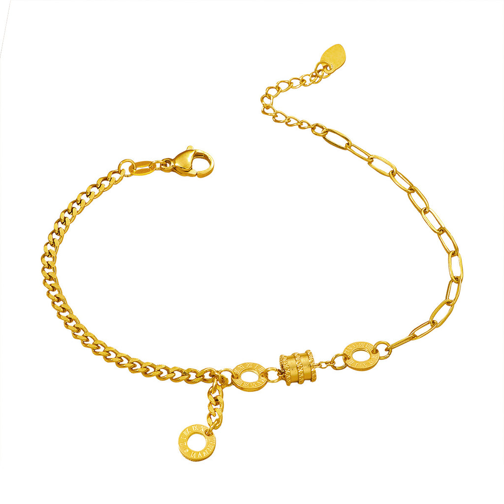 Damen filigranes Armband mit verspieltem Anhängerdetail Shop Nory