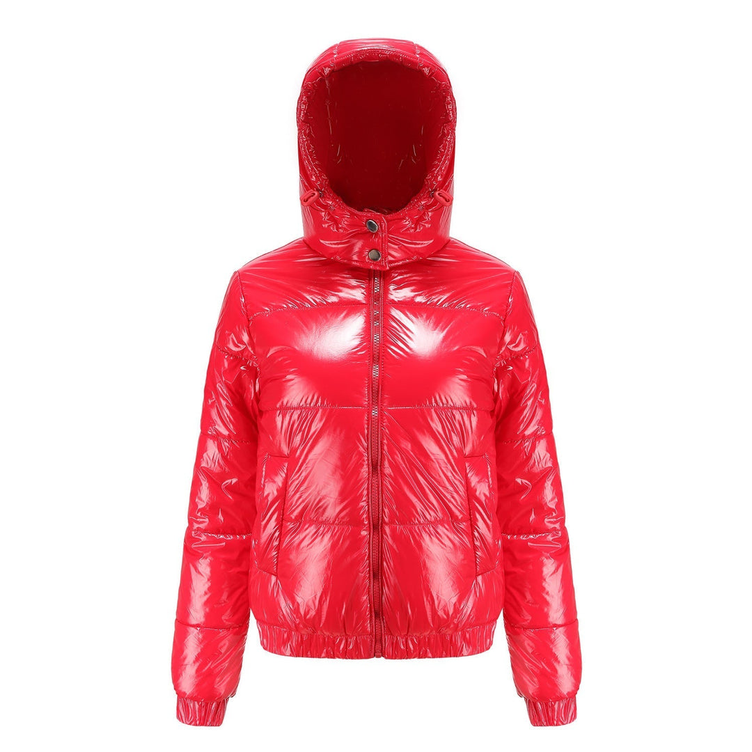 Glänzende Wasserabweisende Thermo Komfort Winterjacke Damen | Shop Nory