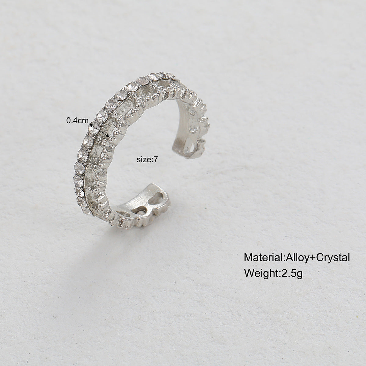 Damen Ring-Set mit funkelnden Zirkonia-Elementen Shop Nory