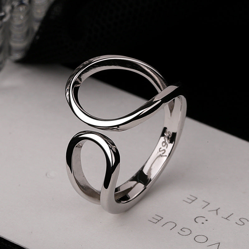 Damen Ring mit elegantem geschwungenem Design Shop Nory