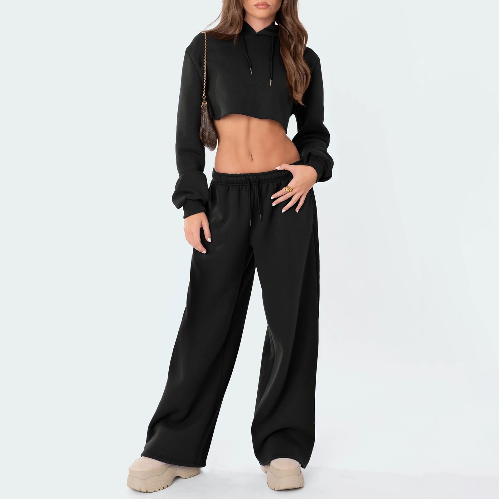 Damen weit geschnittene Sweatpants