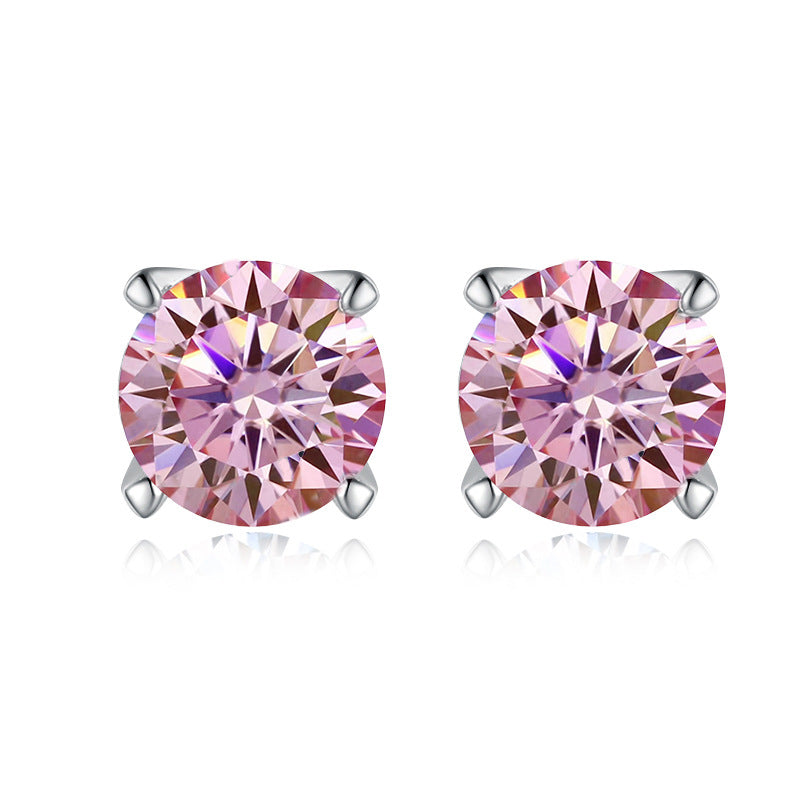 Damen Ohrstecker mit strahlend gelben Zirkonia und eleganter Fassung Shop Nory