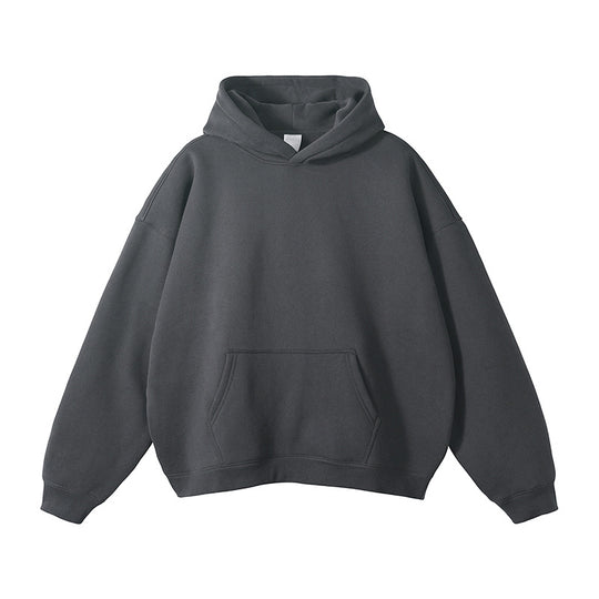 Unisex Schlichter Oversize-Kapuzenpullover mit Soft-Fleece-Innenseite und tiefer Raglannaht Shop Nory