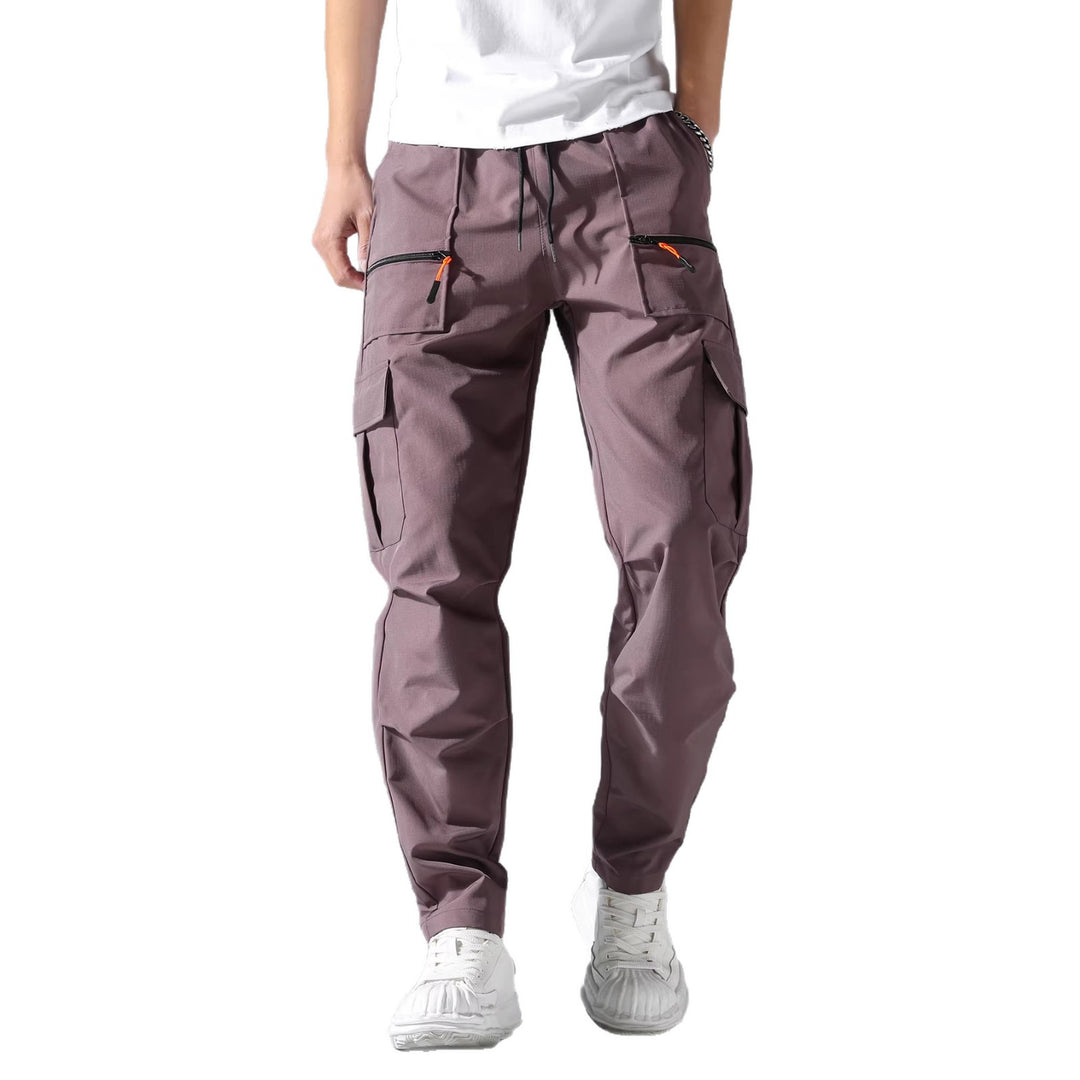 Herren Utility-Cargohose mit Reißverschlusstaschen, Tunnelzugbund & vorgeformten Kniepartien Shop Nory